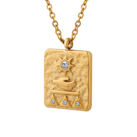Egyptian Sun Relief Pendant