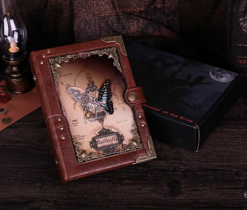 Mechanical Butterfly Specimen Notebook