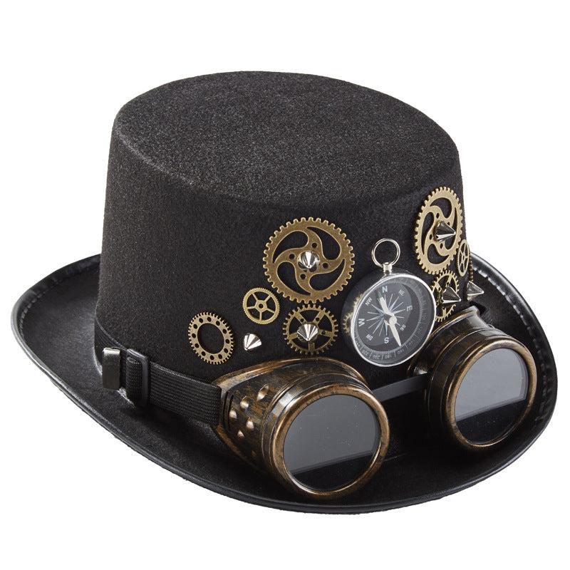 Steampunk Compass Gear Hat – Demon Festival