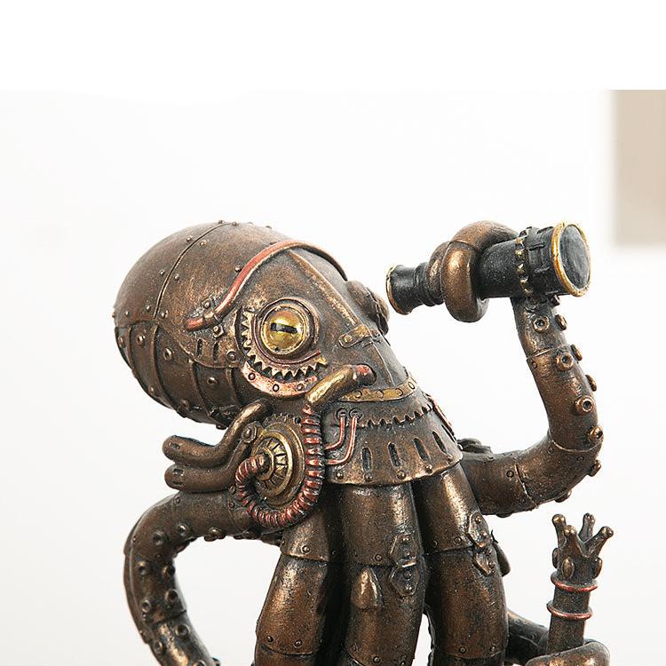 Steampunk Mechanical Octopus Ornament